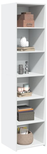 Skříň highboard bílá 45 x 41 x 185 cm kompozitní dřevo 3281673