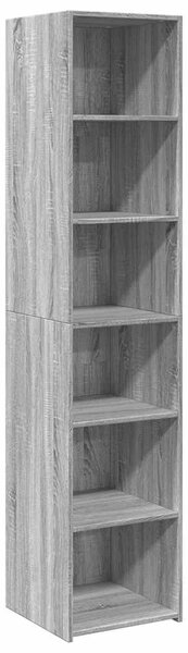 Skříň highboard šedá sonoma 40 x 41 x 185 cm kompozitní dřevo 3281671