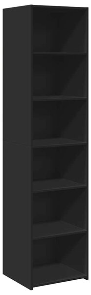 Skříň highboard černá 45 x 41 x 185 cm kompozitní dřevo 3281674