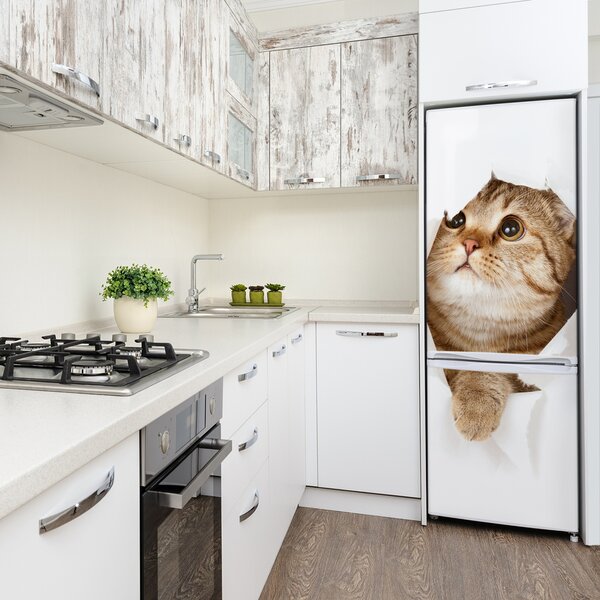Samolepící nálepka na ledničku stěnu Kočka FridgeStick-70x190-f-52539481