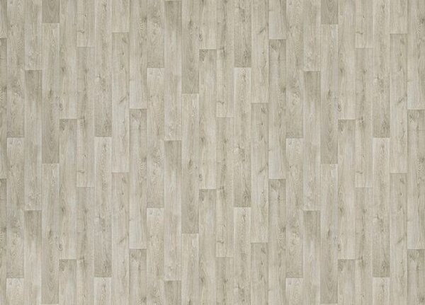 Breno PVC STUDIO CASA Tavel 523 – světle šedé dřevo, šíře 400 cm