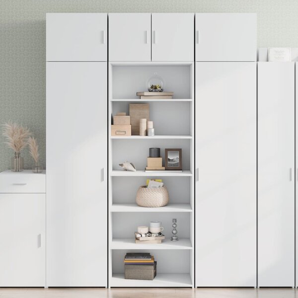 Skříň highboard bílá 70 x 41 x 185 cm kompozitní dřevo 3281687