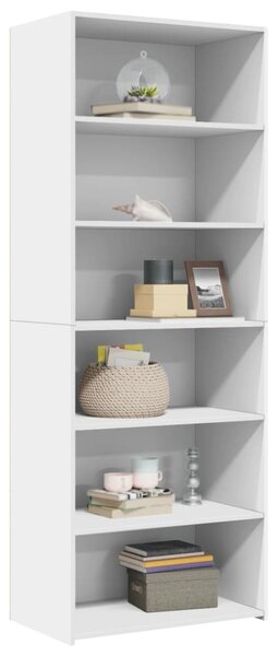 Skříň highboard bílá 70 x 41 x 185 cm kompozitní dřevo 3281687