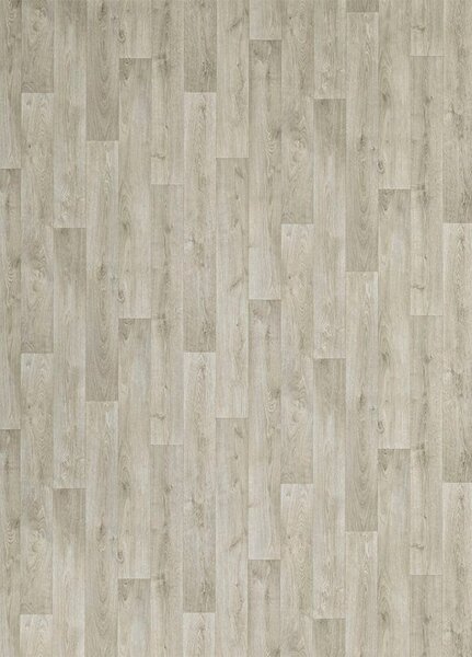 Breno PVC STUDIO CASA Tavel 523 – světle šedé dřevo, šíře 400 cm