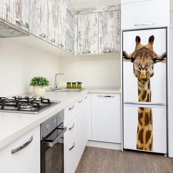 Nálepka fototapeta lednička Žirafa FridgeStick-70x190-f-53003309