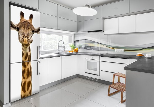 Nálepka fototapeta lednička Žirafa FridgeStick-70x190-f-53003309
