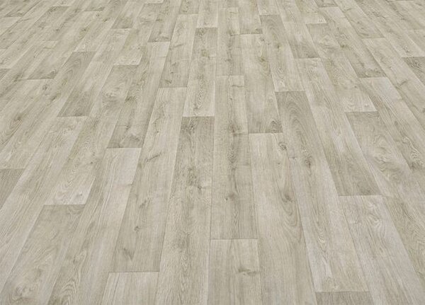 Breno PVC STUDIO CASA Tavel 523 – světle šedé dřevo, šíře 400 cm
