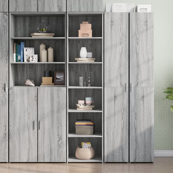 Skříň highboard šedá sonoma 45 x 41 x 185 cm kompozitní dřevo 3281678