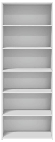 Skříň highboard bílá 70 x 41 x 185 cm kompozitní dřevo 3281687