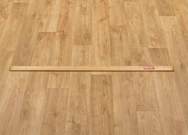 Breno PVC STUDIO CASA Tavel 548 – hnědé dřevo, šíře 400 cm