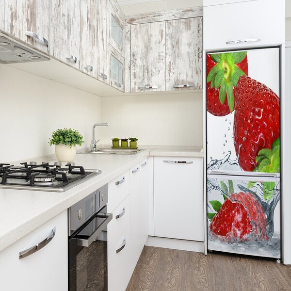 Nálepka na ledničku samolepící Jahody FridgeStick-70x190-f-53152599