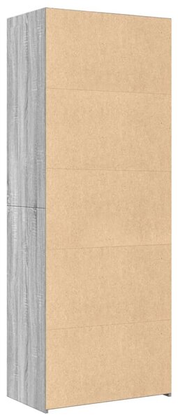 Skříň highboard šedá sonoma 70 x 41 x 185 cm kompozitní dřevo 3281692