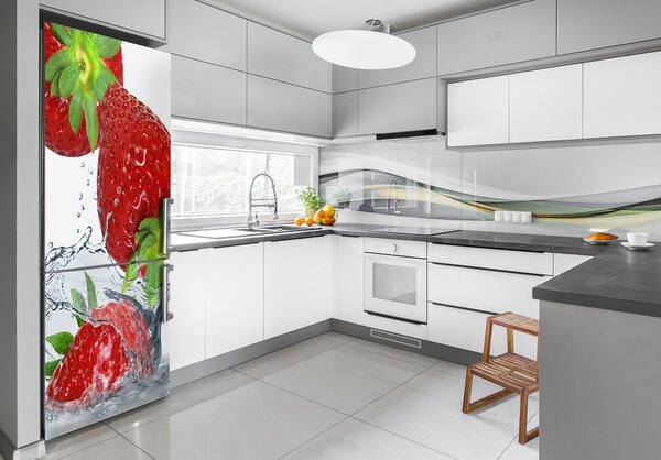 Nálepka na ledničku samolepící Jahody FridgeStick-70x190-f-53152599