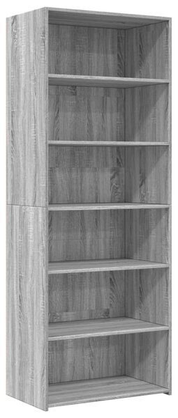 Skříň highboard šedá sonoma 70 x 41 x 185 cm kompozitní dřevo 3281692
