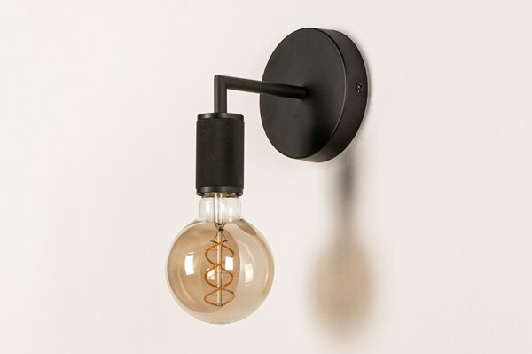 Nástěnné svítidlo na schodiště Bulb Ave Black (LMD)