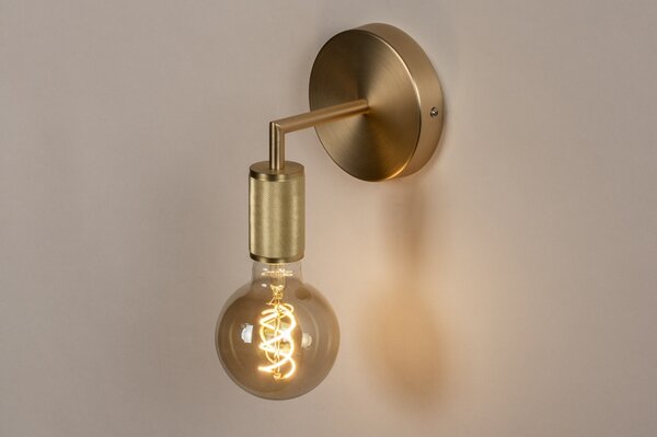 Nástěnné svítidlo do ložnice Bulb Ave Gold (LMD)