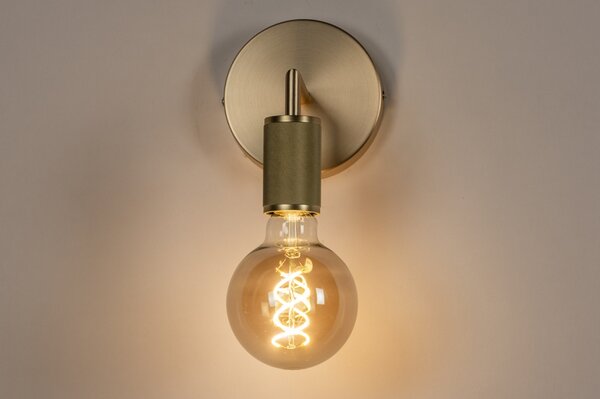 Nástěnné svítidlo do ložnice Bulb Ave Gold (LMD)