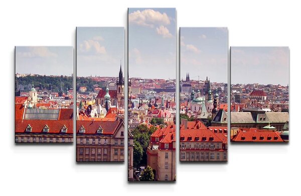 Sablio Obraz - 5-dílný Praha - 125x90 cm