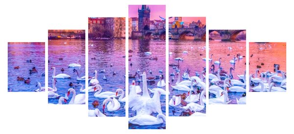 Obraz - Praha (210x100 cm)