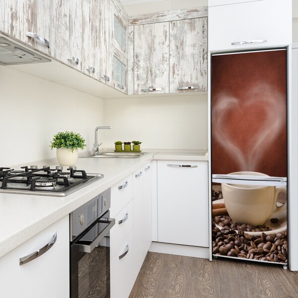 Nálepka na ledničku fototapeta Aromatická káva FridgeStick-70x190-f-54277714