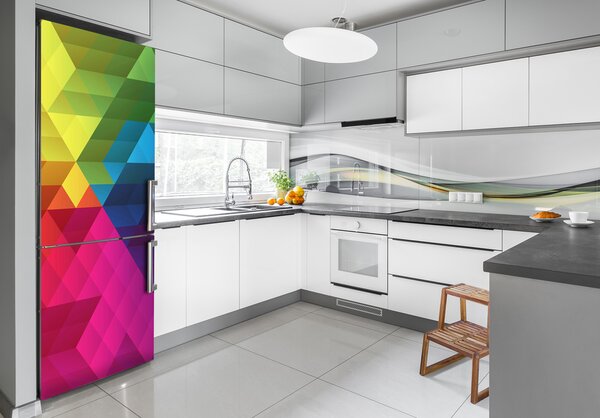 Nálepka fototapeta lednička Gemetrické pozadí FridgeStick-70x190-f-54475331