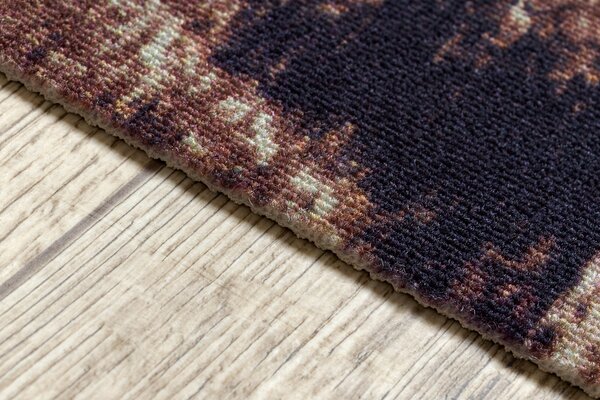 Associated Weavers Běhoun pogumovaný DIGITAL - SQUARES Geometrický Moderní béžový hnědý Šíře: 65 cm