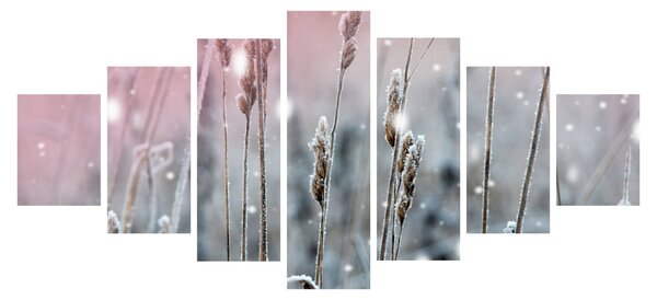 Obraz - Zimní krajina (210x100 cm)