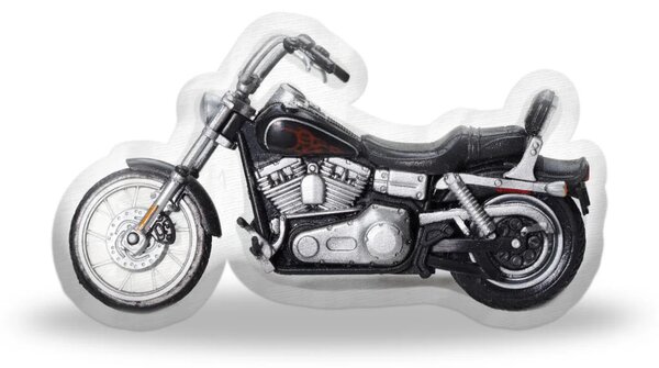 Sablio 3D polštář ve tvaru Chopper