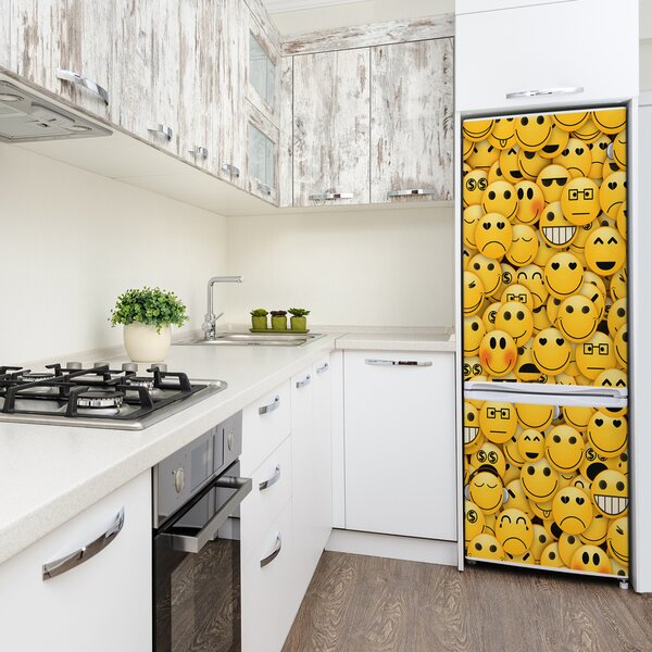 Samolepící nálepka na ledničku Emotikony FridgeStick-70x190-f-55300764