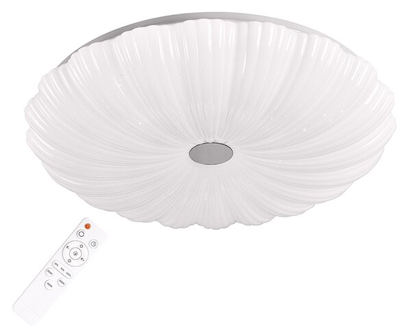 PLX Přisazené stropní LED osvětlení FILIPI, 36W, teplá-studená bílá, 49cm, kulaté, bílé 313546