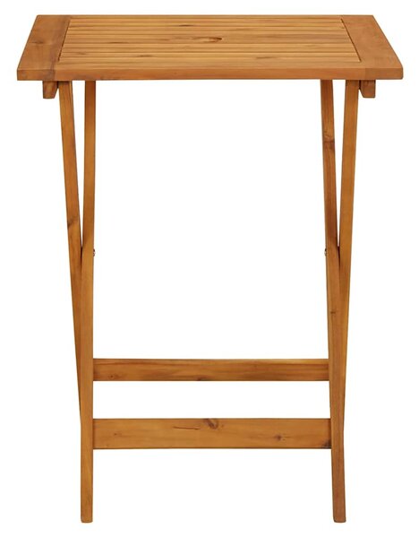 3dílný bistro set antracitový textil a masivní dřevo 3281761