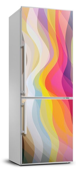 Nálepka fototapeta lednička Abstraktní vlny FridgeStick-70x190-f-56267576