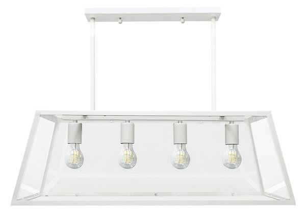 PLX Designové závěsné osvětlení nad jídelní stůl NORTH LAS VEGAS, 4xE27, 60W, bílé