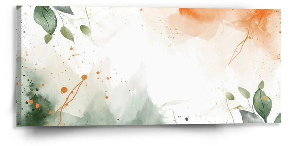 Sablio Obraz Lesní mlha - 110x50 cm