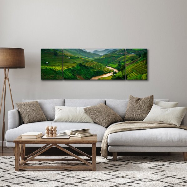 Obraz - Rýžové terasy II. (170x50 cm)