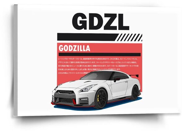 Sablio Obraz Nissan GTR 35 Godzilla - 120x80 cm