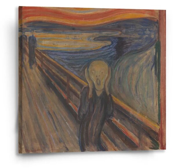 Sablio Obraz Výkřik - Edvard Munch - 50x50 cm