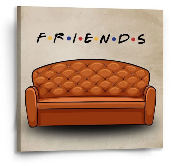 Sablio Obraz Seriál přátelé FRIENDS Gauč - 50x50 cm