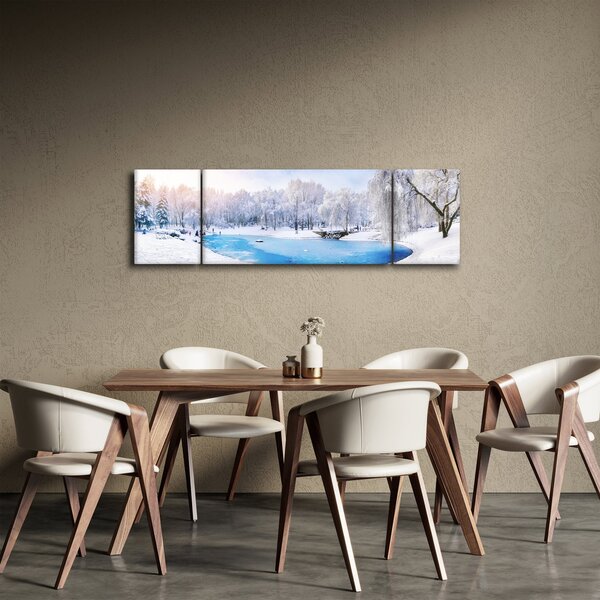 Obraz - Ledové jezero (170x50 cm)