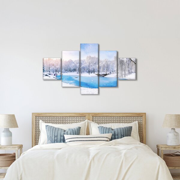 Obraz - Ledové jezero (125x70 cm)