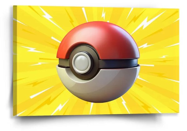 Sablio Obraz Pokemon ball Exploze - 60x40 cm