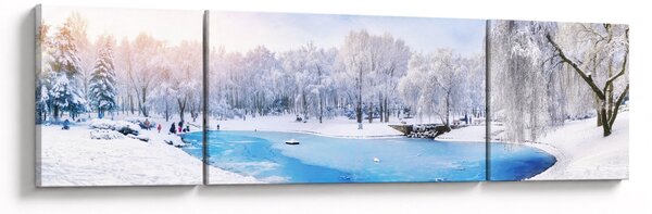 Obraz - Ledové jezero (170x50 cm)