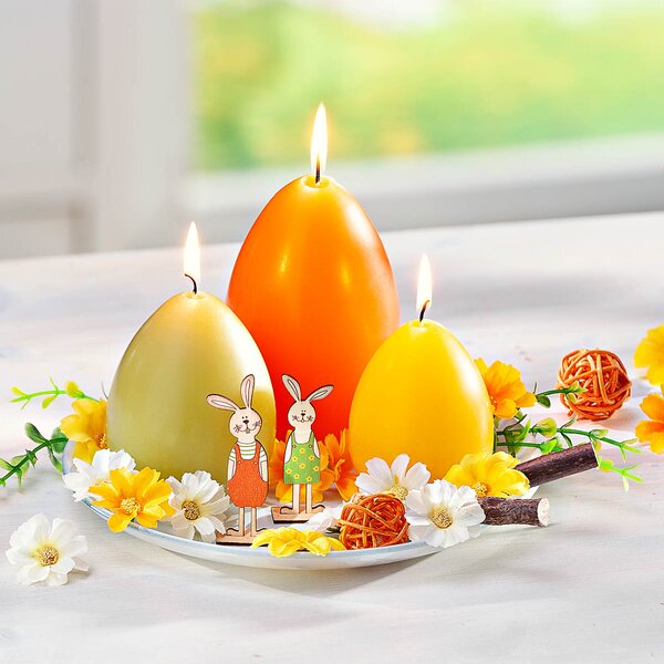 Dekorační sada se svíčkami Veselé velikonoce