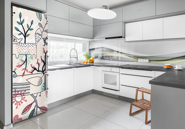 Foto tapeta na ledničku Zvířata a květiny FridgeStick-70x190-f-59012307