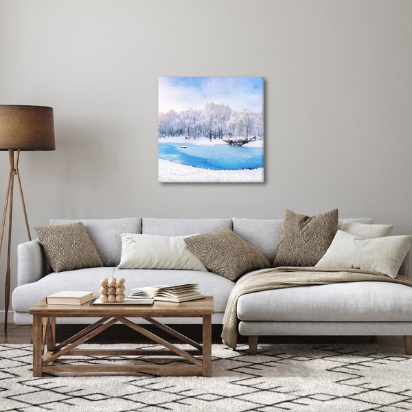 Obraz - Ledové jezero (30x30 cm)
