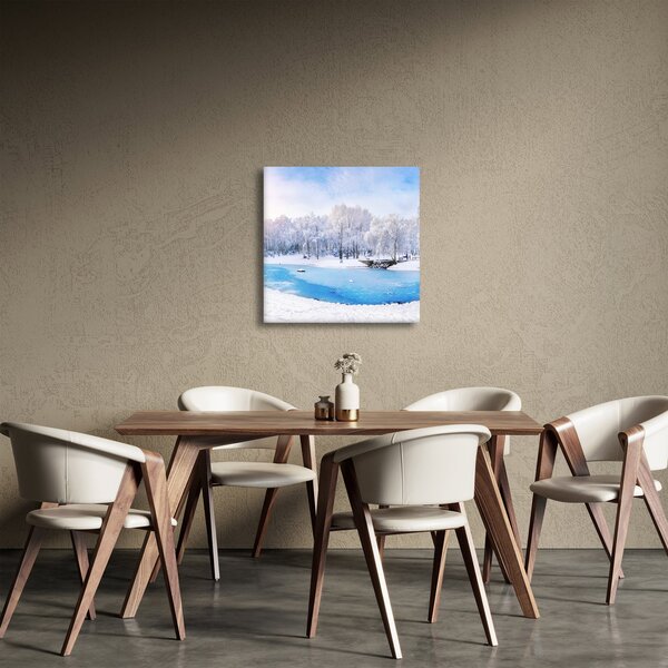 Obraz - Ledové jezero (30x30 cm)