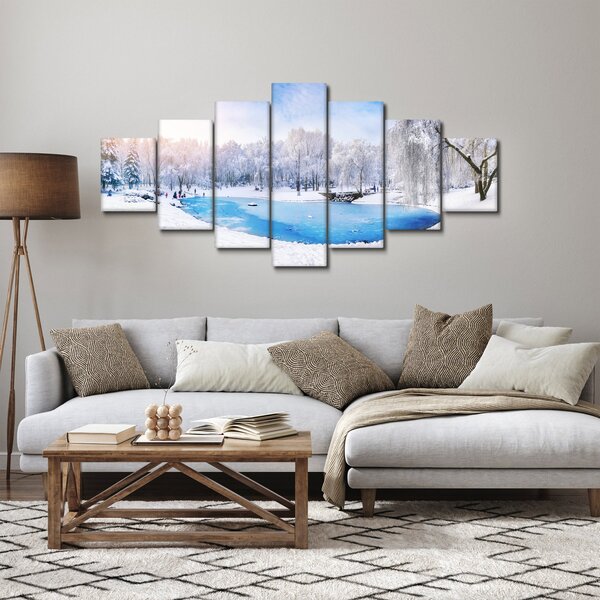 Obraz - Ledové jezero (210x100 cm)