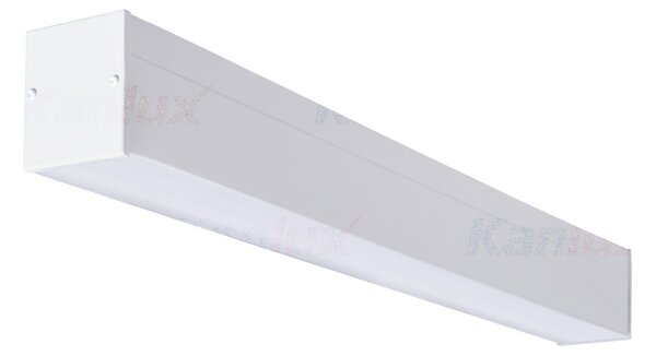 KANLUX Stropní osvětlení pro LED trubice T8 AMADEUS, 1xG13, 18W, 63x6,9x6cm, bílé, mikroprizmatický difuzor 28440