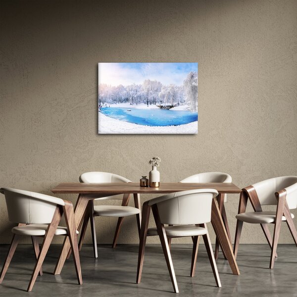 Obraz - Ledové jezero (70x50 cm)