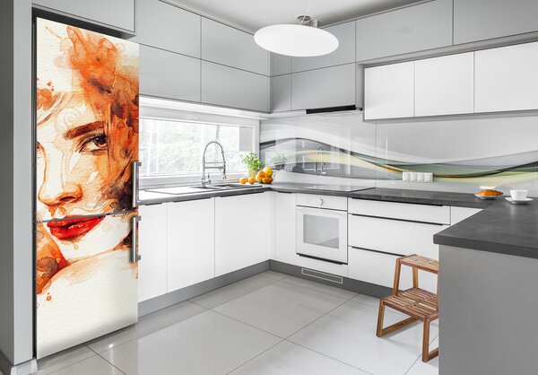 Foto tapeta na ledničku Abstrakce žena FridgeStick-70x190-f-59078070